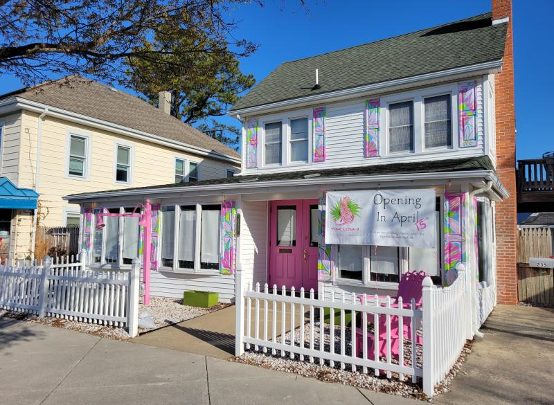 The Pink Leopard is expected to open Friday, April 15, at 235 Rehoboth Ave. CHRIS FLOOD PHOTO